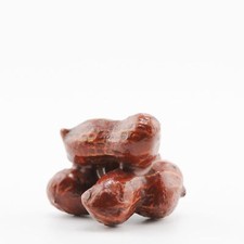 Vecchio Netsuke in legno 19/20°C Giapponese PEANUTS periodo Meiji