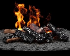 Set 8 pezzi tronchi per camino