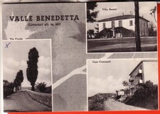 CARTOLINA VALLE BENEDETTA  LIVORNO OPACA  VIAGGIATA 1958  3 VEDUTE  VILLA  BENIN