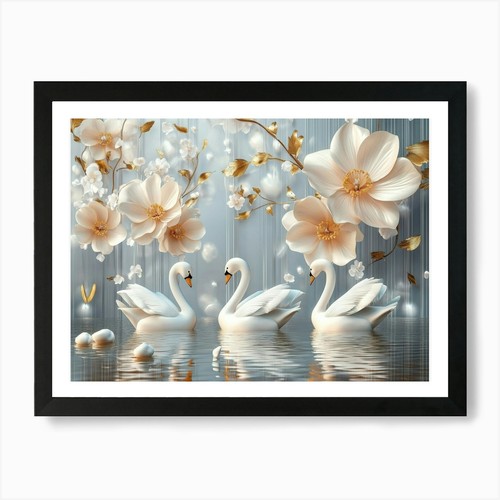 Fiori sfondo arte - 3d, p