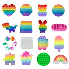 Rainbow pop fidget - pop,