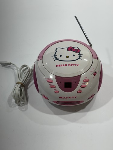 Lettore hello kitty boombox - cd,