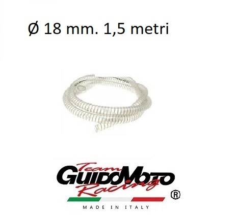 Tubo spiralato trasparente - trasparente, Ø