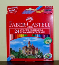 Faber Castell 24 mattete eco colorate con temperamatite