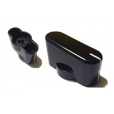 MANOPOLA DI ACCENSIONE PIANO COTTURA CUCINA SMALVIC MN408 NERA