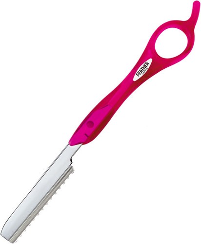 Rasoio piuma rosa