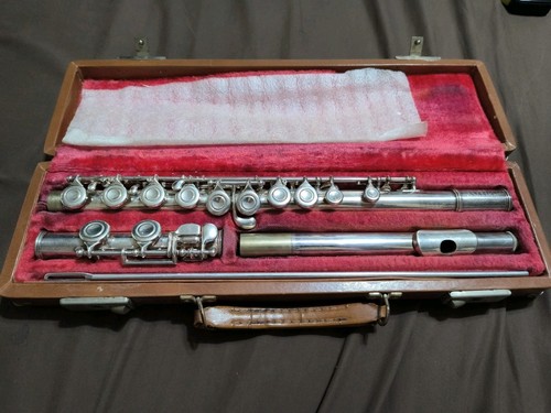 Flauto vintage artley metallo - flauto,