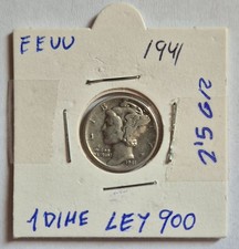 USA ONE DIME 1941 in argento. QFDC.