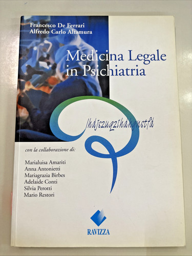 Medicina legale psichiatria - legale,