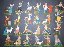 LOTTO 24 STATUINE PRESEPE RESINA SERIE DA 10 CM ITALY NUOVE FONDO DI MAGAZZINO 