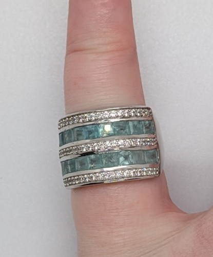 Anello argento sterling 3 - in,