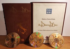 IL DISCO D'ORO - MUSICA E STORIA D'ITALIA - RAI ERI LIBRO + 3 CD IN ORO ED LIMIT