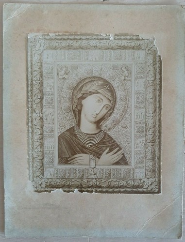 Fotografia antica cartonata