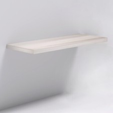 Hanging laminate shelf for