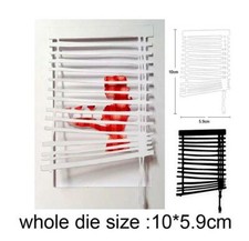 Stencil artigianale carta scrapbooking fustelle taglio metallo tenda finestra telaio