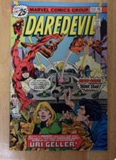 DAREDEVIL #133 LUCIDO SPLENDIDO QUASI NUOVO MENO 1976 MINDWAVE,URI GELLER