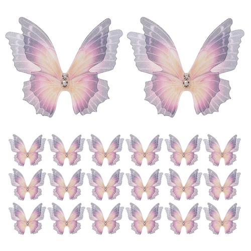 Farfalle organza x2 - farfalle, 3d
