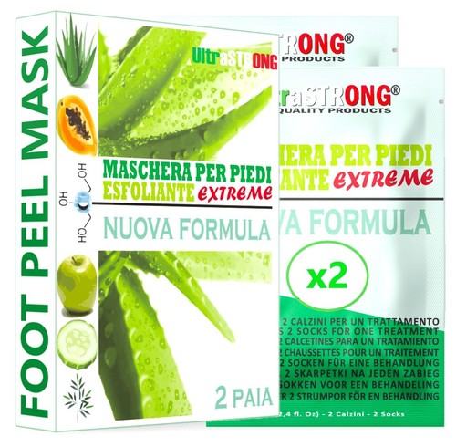 Maschera piedi esfoliante - esfoliante, e