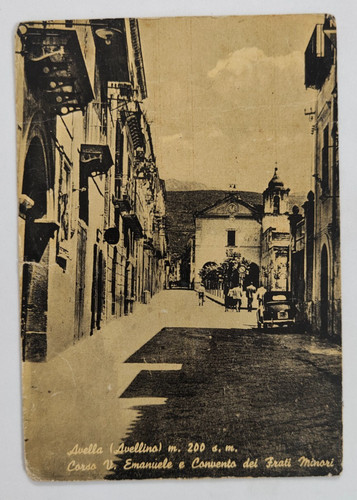 Cartolina avellino avella - cartolina,