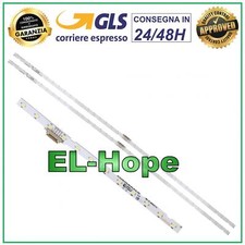 KIT 2 BARRE 38 LED PER TV 49" SAMSUNG UA49NU7 UA49RU7 UE49NU7 UE49RU7 L=530mm