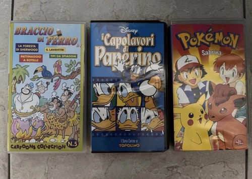 Lotto vhs cartoni - vhs, animati