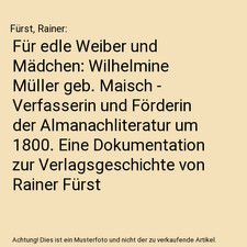Für edle Weiber und Mädchen