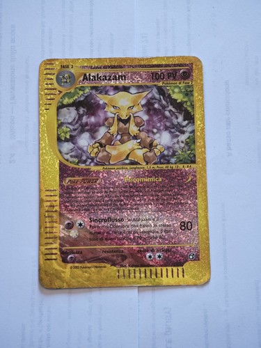 Carta pokemon alakazam - pokemon, 1/12