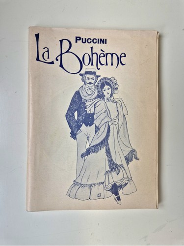 Bohéme g puccini - la, g.