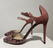 Sandali JIMMY CHOO Donna Rosa/Grigio stampa serpente Tg. 41