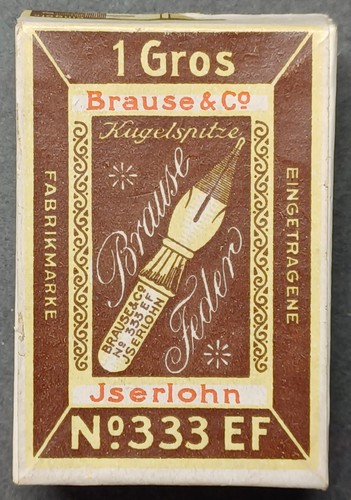 Scatola pennini brause c - &, c°