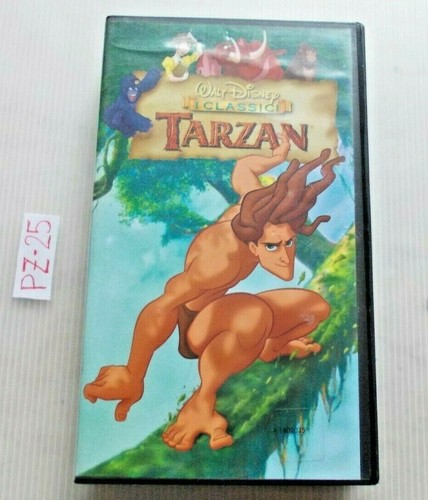 Videocassetta vhs tarzan walt - videocassetta,