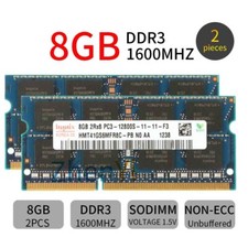 16 GB 2x 8 GB 4 GB DDR3 1600