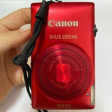 Canon IXUS 220 HS/ELPH 300 HS fotocamera digitale con accessori modalità YouTube rossa