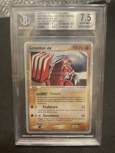 Groudon 038 bgs - 038, ita