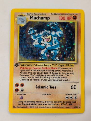 Machamp 102 edizione - machamp, 8/102