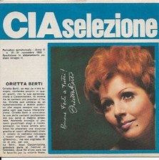 ORIETTA BERTI CIA CATALOGO MODA CAMICIA  UOMO  1968 MEXICO 68
