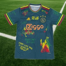 Maglia calcio Deep Green Adults uomo Bob Marley Special Football Kit - tutte le taglie