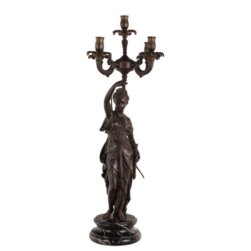 Candelabro antico bronzo - candelabro,