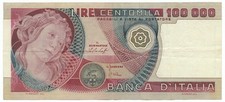 100000 LIRE BANCA D'ITALIA