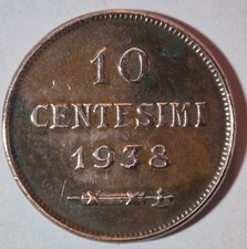 S.Marino, 10 Centesimi 1938 in