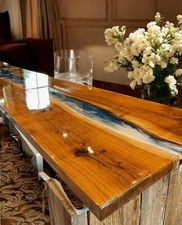 36"x60" Blue Epoxy Resin Ocean