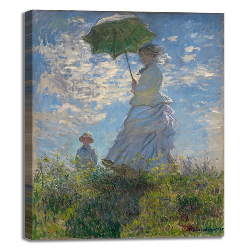 Monet donna con parasole