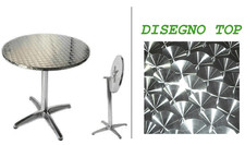 TAVOLO ALLUMINIO TONDO 70 TOP