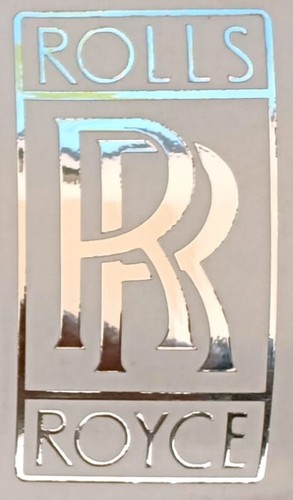 Adesivo rolls royce cromato - adesivo,