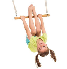 Trapezio per altalena per Bambini Trapezio in legno gioco da esterno per bambini