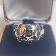 Mod Harley-Davidson steel biker ring Anello Originale Motociclista 
