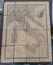 Cartina d'Italia, 1859