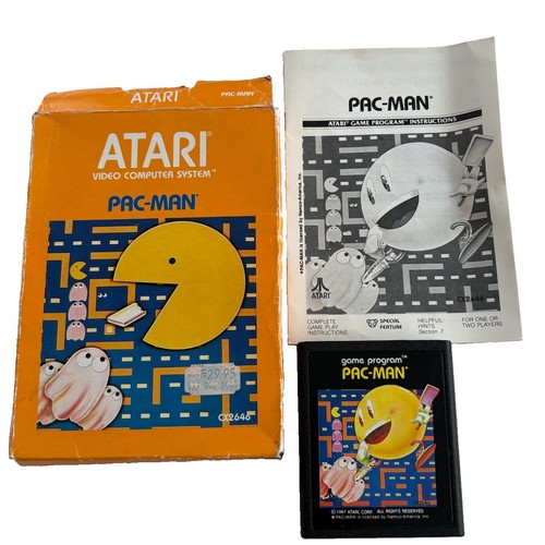 Atari 2600 pac - pac-man, box
