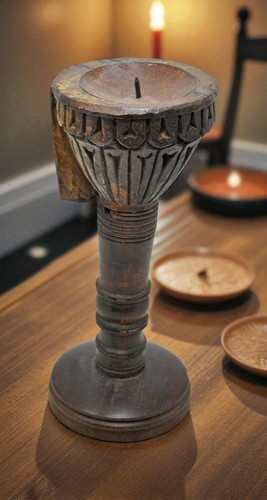 Antico wooden portacandele - antico,