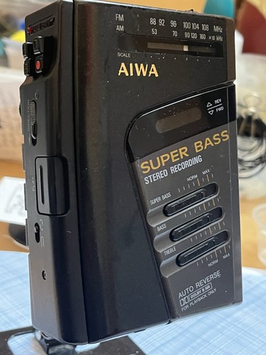 Aiwa portable radio cassette - portable,